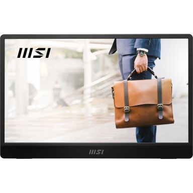 MSI Pro MP161 E2 Portable monitor Black 39.6 cm (15.6