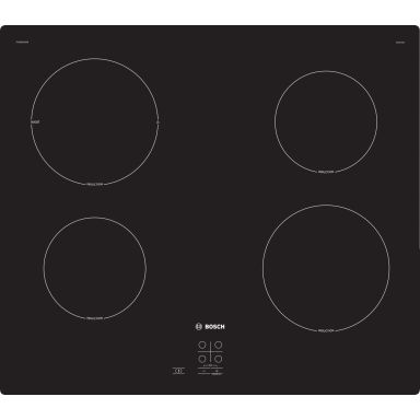 Bosch Serie 2 PUG61RAA5B hob Black Built-in 60 cm Zone induction hob 4 zone(s)