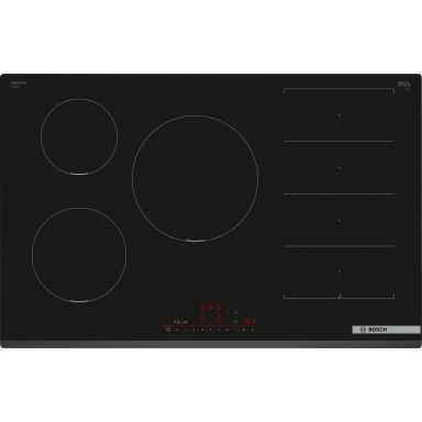 Bosch Serie 6 PXV831HC1E hob Black Built-in 80 cm Zone induction hob 5 zone(s)