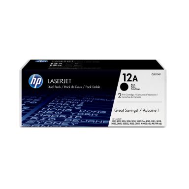 HP Q2612AD/12AD Toner cartridge black twin pack, 2x2K pages/5% Pack=2 for Canon LBP-3000