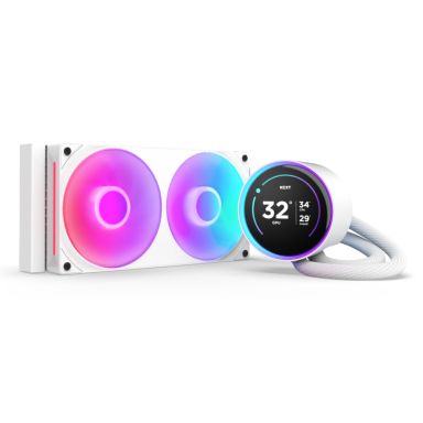 NZXT Kraken Elite 240 RGB Processor All-in-one liquid cooler 12 cm White 1 pc(s)