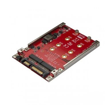 StarTech.com Dual-Slot M.2 Drive to SATA Adapter for 2.5