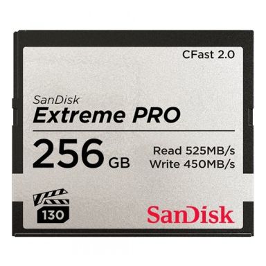 Sandisk Extreme Pro memory card 256 GB CFast 2.0