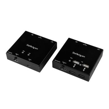 StarTech.com HDMI over CAT6 Extender with 4-port USB Hub - 165 ft (50m) - 1080p