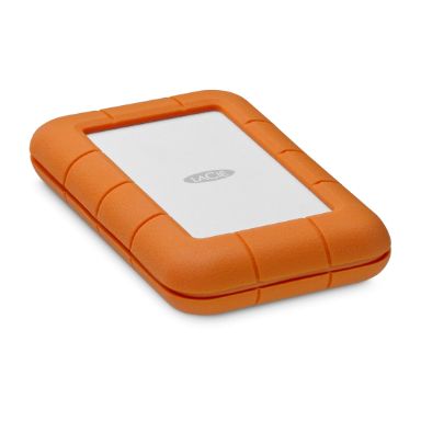 LaCie Rugged Secure external hard drive 2000 GB Orange, White