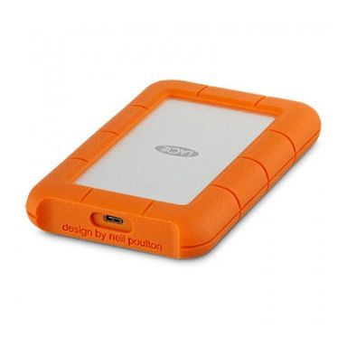 LaCie Rugged USB-C external hard drive 4000 GB Orange,Silver