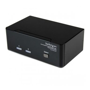 StarTech.com 2 Port Dual DVI USB KVM Switch with Audio & USB 2.0 Hub