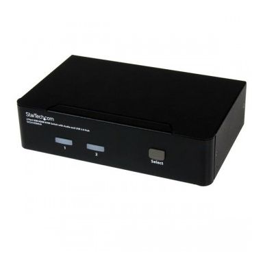 StarTech.com 2 Port USB HDMI KVM Switch with Audio and USB 2.0 Hub