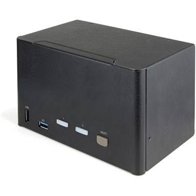 Startech.Com 2 Port Quad Monitor Displayport Kvm Switch - 4k 60hz Uhd Hd