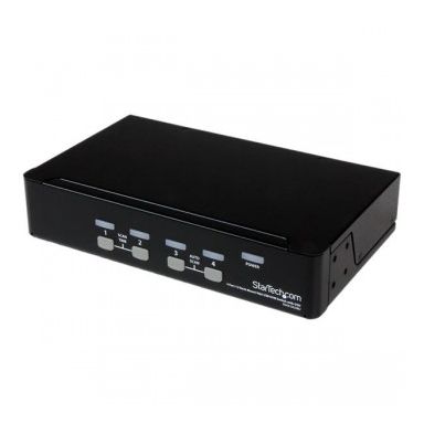 StarTech.com 4 Port 1U Rackmount USB KVM Switch with OSD