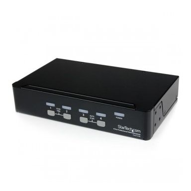 StarTech.com 4 Port Professional VGA USB KVM Switch with Hub