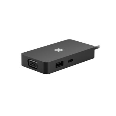 Microsoft USB-C Travel Hub Black USB graphics adapter