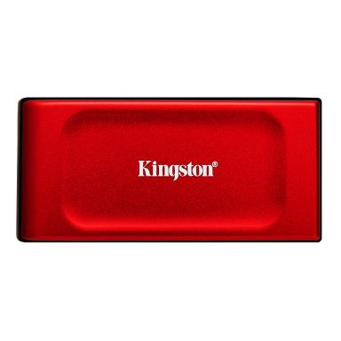 Kingston XS1000 - SSD - 2 TB - extern (tragbar) - USB 3.2 Gen 2 (USB-C Steckverbinder) - Rot