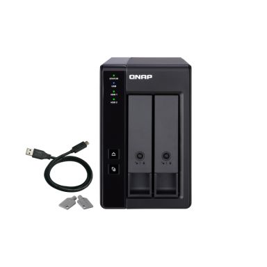 QNAP TR-002 HDD/SSD enclosure Black 2.5/3.5