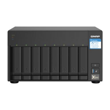 QNAP TS-832PX NAS Tower Ethernet LAN Aluminium, Black AL324