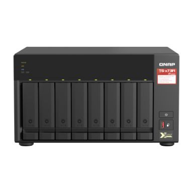 QNAP TS-873A-8G NAS/storage server Tower Ethernet LAN Black V1500B