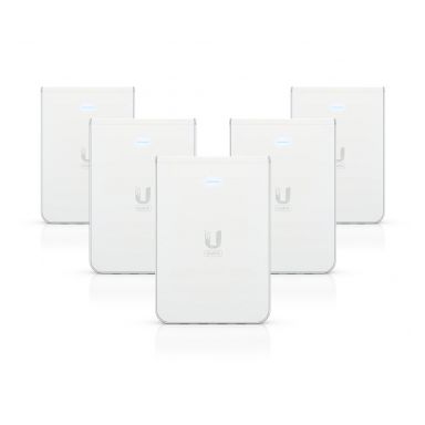 Ubiquiti Networks UniFi 6 In-Wall WiFi 6 Access Point - U6-IW 5 Pack (No PoE Injector comprised of singles)