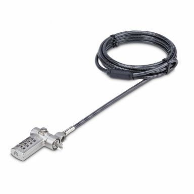 StarTech.com 25-Pack Universal Laptop Lock 6.6ft (2m), Serialized Security Cable for Notebook, Compa