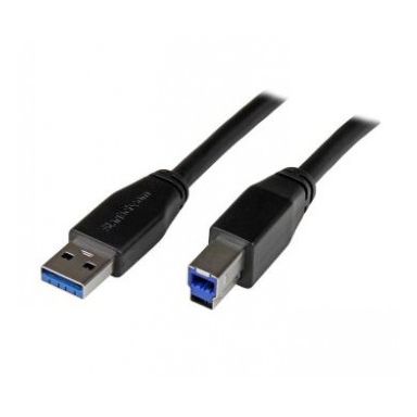 StarTech.com Active USB 3.0 USB-A to USB-B Cable - M/M - 5m (15ft)
