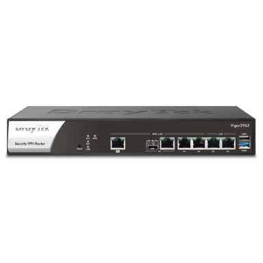 DrayTek Vigor 2962 wired router 2.5 Gigabit Ethernet Black, White