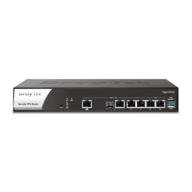 Draytek Vigor 2962 wired router 2.5 Gigabit Ethernet Black, White