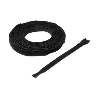 Cablenet 25mm x 300mm 750pcs Spool FRT Velcro One Wrap Strap Black