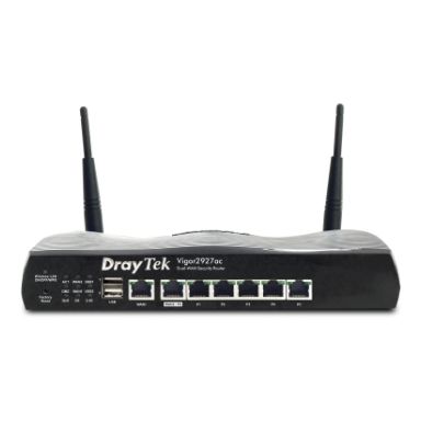 Draytek VIGOR 2927AC Vigor2927ac wireless router Gigabit Ethernet Dual-band Black