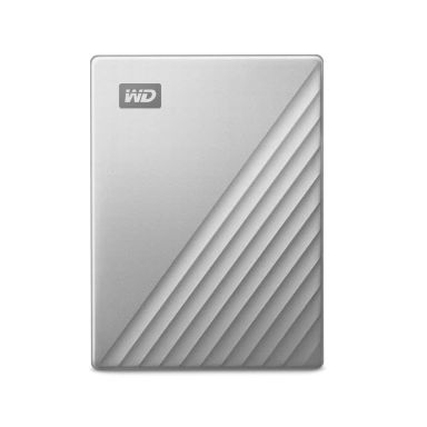 Western Digital WD My Passport Ultra for Mac WDBGKC0060BSL - Hard drive - encrypted - 6 TB - external (portable) - USB 3.2 Gen 1 (USB-C connector) - 256-bit AES - silver