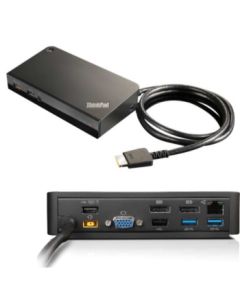 Lenovo 03X6300 notebook dock/port replicator Wired OneLink+ Black