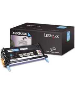 Lexmark X560H2CG Toner cartridge cyan, 10K pages ISO/IEC 19752 for Lexmark X 560