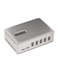 Startech.Com 7-Port Usb-C Hub Usb-C - Self-Powered W/65w Power Supply