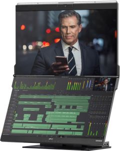 Mobile Pixels Geminos computer monitor 61 cm (24") 1920 x 1080 pixels Quad HD Black