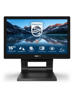 Philips 162B9T/00 computer monitor 39.6 cm (15.6") 1366 x 768 pixels LCD Black
