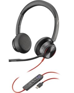 POLY Blackwire 8225 Headset Wired Head-band Office/Call center USB Type-C Black
