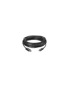 Poly 10M active optical USB 3.1 cable, Type A to C. Slim type C connector shell