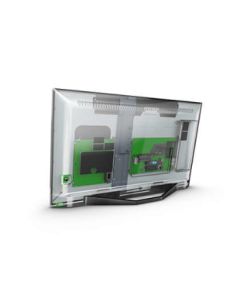 Philips 24HFL3014P/12 TV 61 cm (24") HD Black, Transparent
