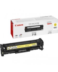 Canon 2659B002 (718Y) Toner yellow, 2.9K pages  5% coverage