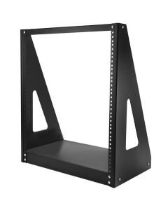 StarTech.com 2-Post 12U Heavy-Duty Desktop Server Rack, Small Open Frame 19in Computer Rack, Compact Network Rack for AV / Studio / Data / IT Equipment, TAA Compliant - Free Standing Two-Post Home/Office Rack