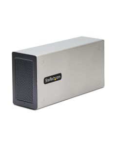 StarTech.com Thunderbolt 3 PCIe Expansion Chassis, External Enclosure W/Dual PCI Express Slots, PCIe Box for Laptops/Desktops/All-In-Ones, 8K/4K Output Via TB3/DP 1.4 Ports, For Video Capture/Fiber/Ethernet Cards