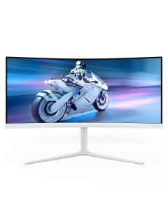 Philips 34M2C5501A/00 computer monitor 86.4 cm (34") 3440 x 1440 pixels Wide Quad HD LCD White