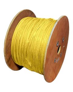 Cablenet Cat6 Yellow U/UTP PVC 24AWG Stranded Patch Cable 500m Reel