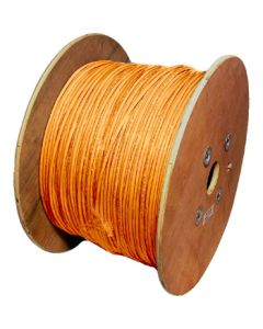 Cablenet Cat5e Orange U/UTP PVC 24AWG Stranded Patch Cable 500m Reel