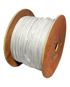 Cablenet Cat5e White U/UTP PVC 24AWG Stranded Patch Cable 500m Reel