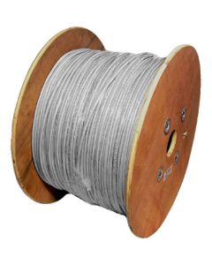 Cablenet Cat5e Grey U/UTP PVC 24AWG Stranded Patch Cable 500m Reel