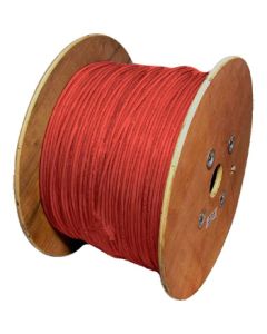 Cablenet Cat5e Red U/UTP PVC 24AWG Stranded Patch Cable 500m Reel