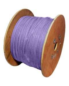 Cablenet Cat5e Violet U/UTP LSOH 24AWG Stranded Patch Cable 500m Reel