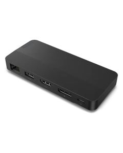 Lenovo USB-C Dual Display Travel Dock (w/ adapter)