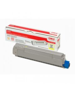 OKI 43487709 Toner yellow, 6K pages  5% coverage