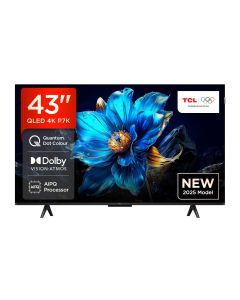 TCL 43P7K-UK TV 109.2 cm (43") 4K Ultra HD Smart TV Wi-Fi Metallic 350 cd/m²