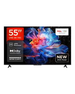 TCL 55V6C-UK TV 139.7 cm (55") 4K Ultra HD Smart TV Wi-Fi Metallic 270 cd/m²